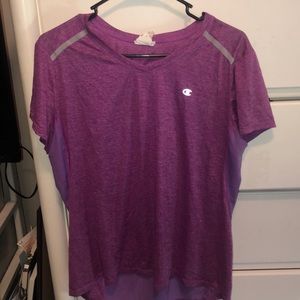 Purple Champion DriFit top
